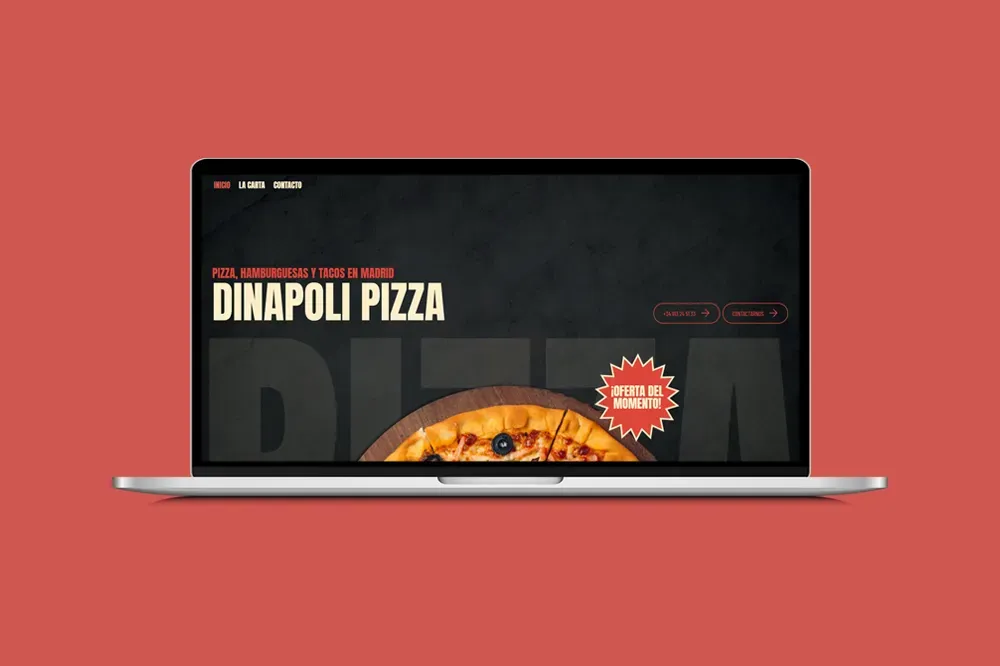 Creación de un sitio web corporativo para una pizzería en Madrid